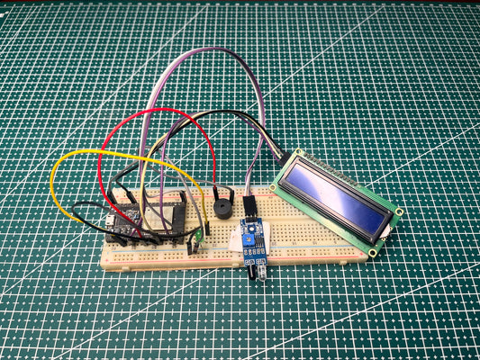 Object Counter System — ESP32 + IR Sensor + LCD