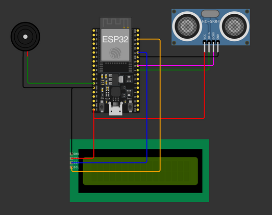 Distance Alert Display System