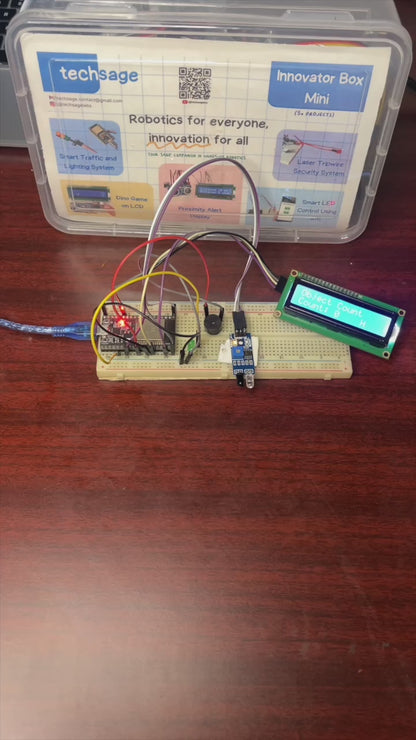 Object Counter System — ESP32 + IR Sensor + LCD